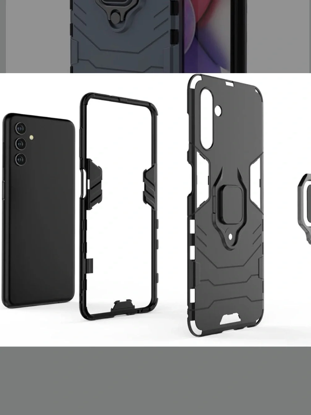 Case for Samsung Galaxy A13 ,Magnetic Car Mount Bracket Shell Case